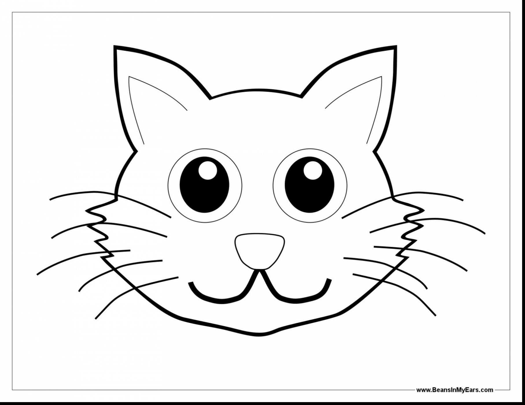 Cat Face Template – Calep.midnightpig.co Intended For Blank Face Template Preschool
