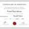 Certificate Of Adoption Template - Calep.midnightpig.co throughout Blank Adoption Certificate Template