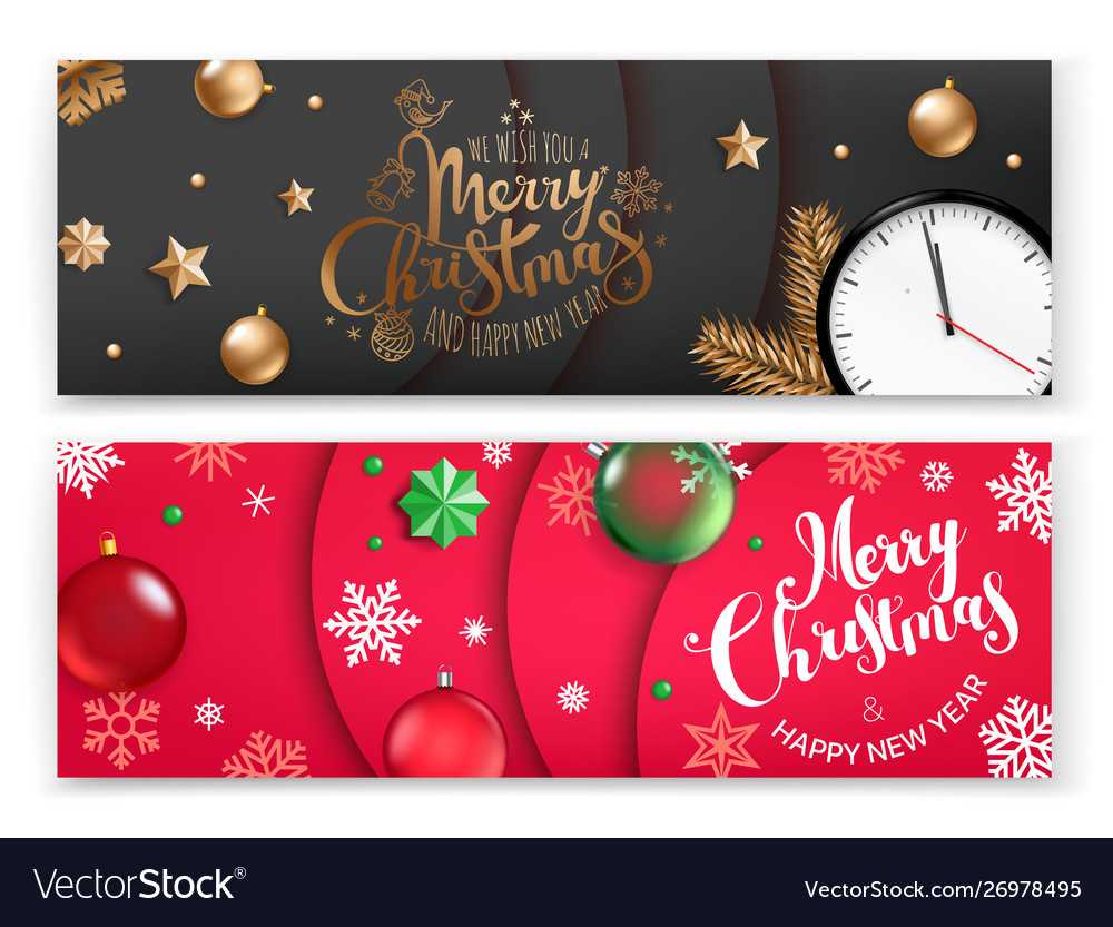 Christmas Banners Template Merry Christmas And Regarding Merry Christmas Banner Template