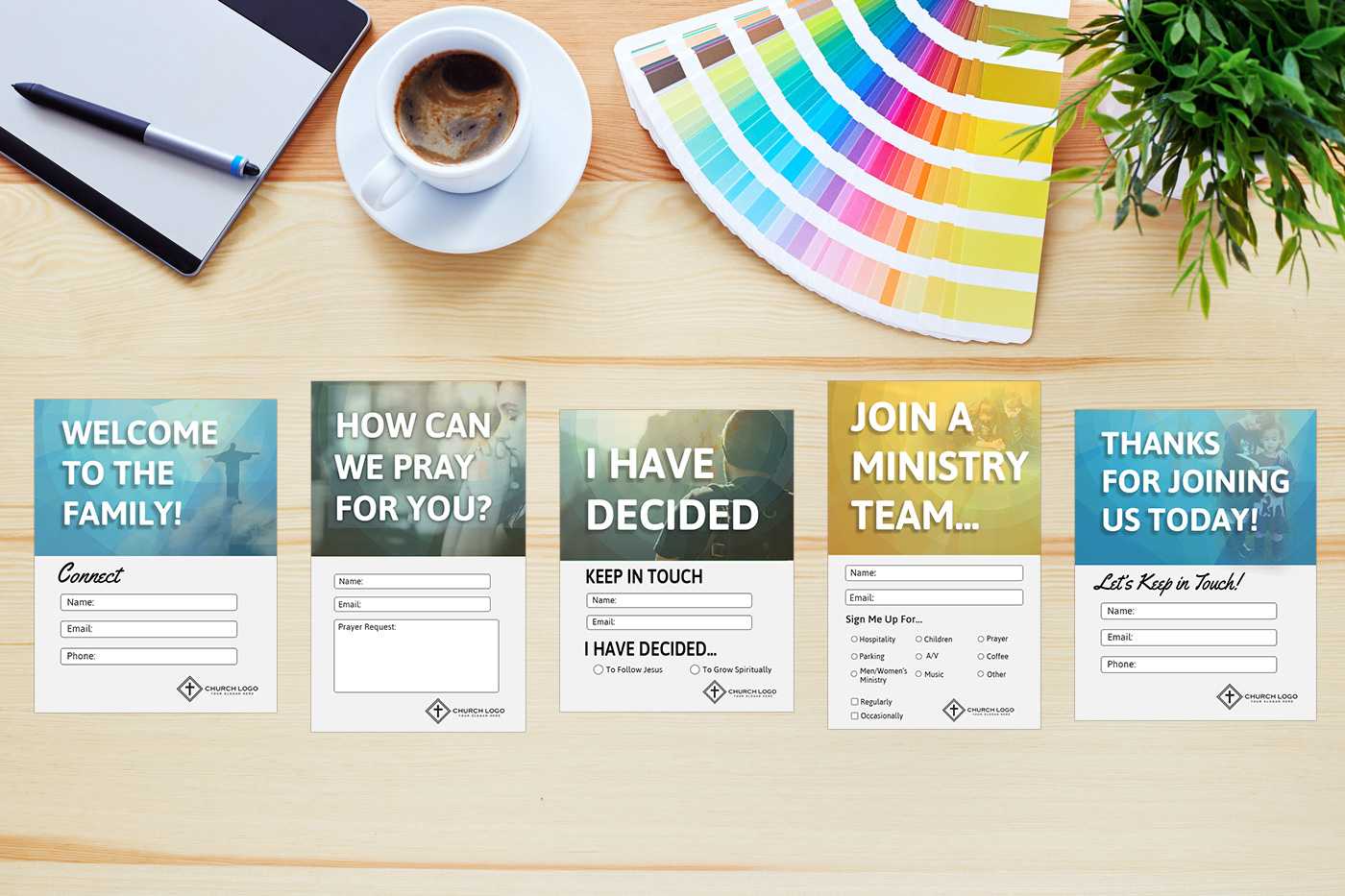 Church Cards Templates – Dalep.midnightpig.co Pertaining To Church Visitor Card Template Word