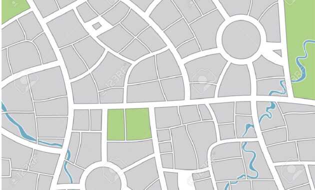 City Map intended for Blank City Map Template