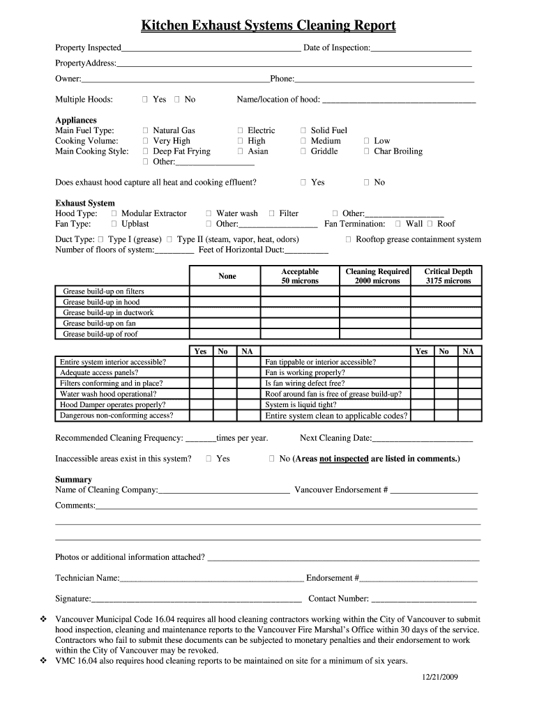 Cleaning Report - Fill Out And Sign Printable Pdf Template | Signnow Intended For Cleaning Report Template