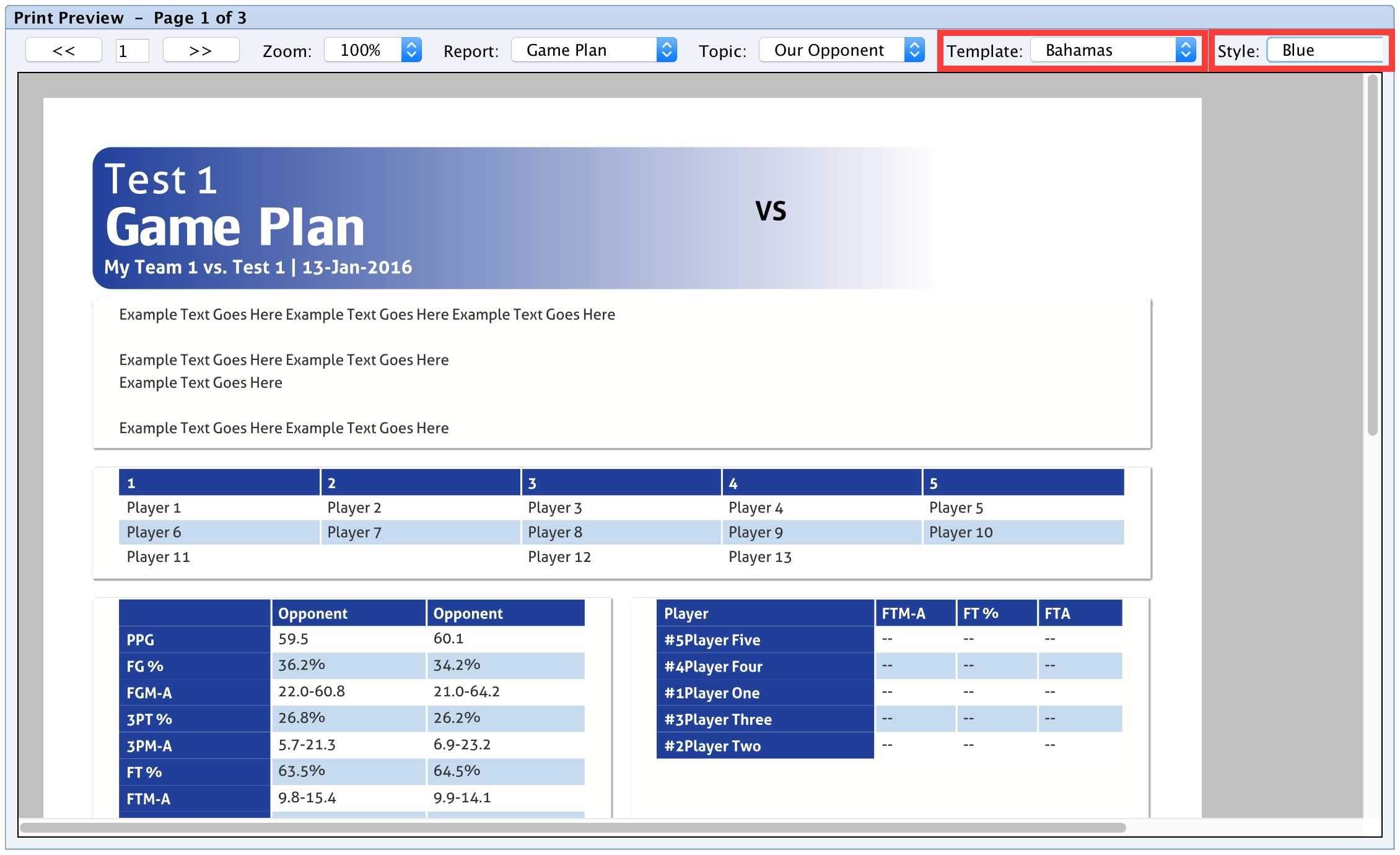 Coaches Report Template ] – Information Cards And Templates Intended For Coaches Report Template