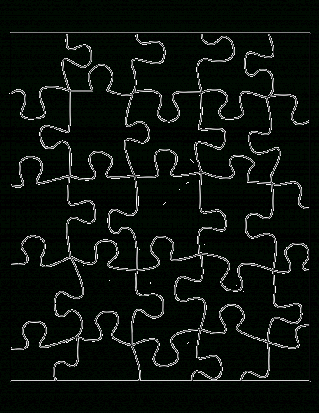 Coloring Page ~ Coloring Page 2550X3300 Blank Jigsaw Puzzle in Blank Jigsaw Piece Template Coloring Page ~ Coloring Page 2550X3300 Blank Jigsaw Puzzle In Blank Jigsaw Piece Template