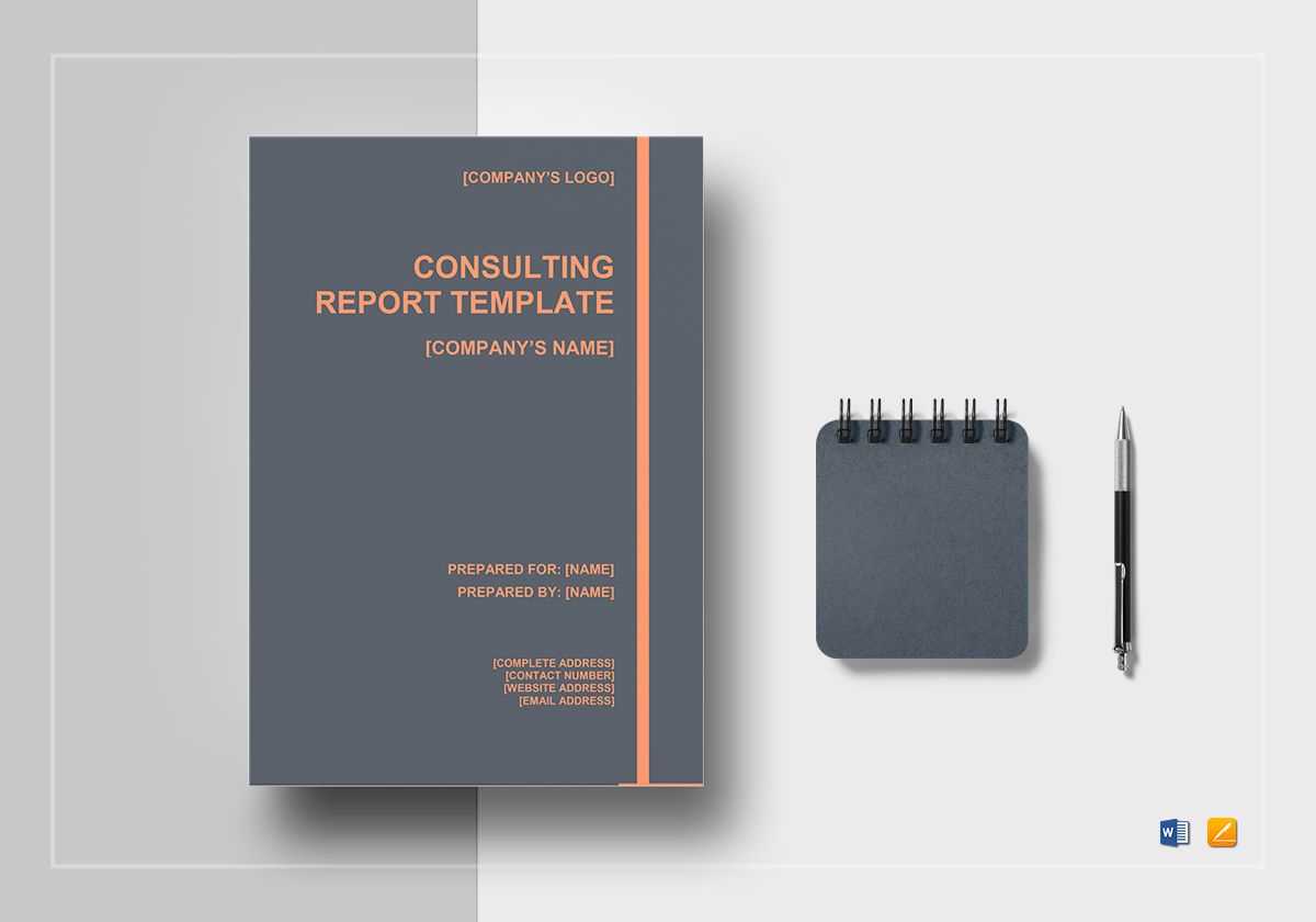 Consulting Report Template Inside Consultant Report Template