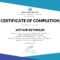 Course Completion Certificate Format Word – Dalep.midnightpig.co Within Training Certificate Template Word Format