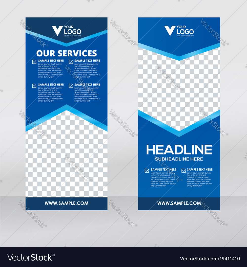 Creative Roll Up Banner – Free Template Ppt Premium Download With Regard To Retractable Banner Design Templates