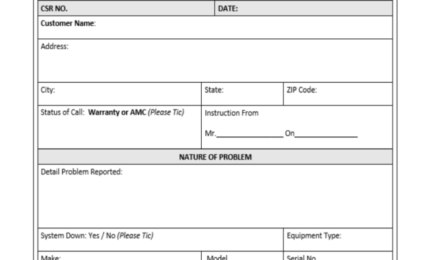 Customer Service Report Template – Excel Word Templates throughout Customer Contact Report Template
