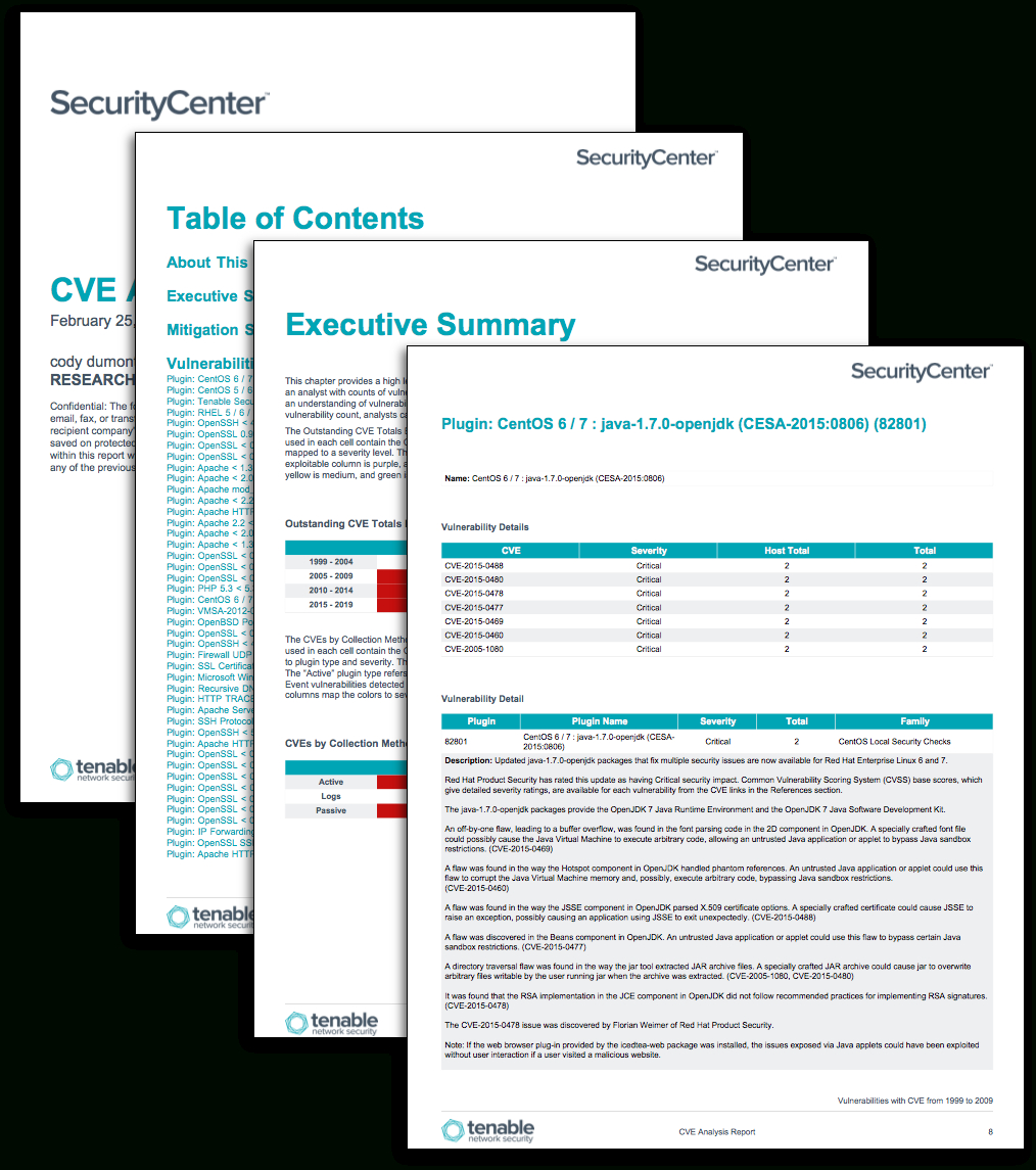 Cve Analysis Report – Sc Report Template | Tenable® Within Network Analysis Report Template