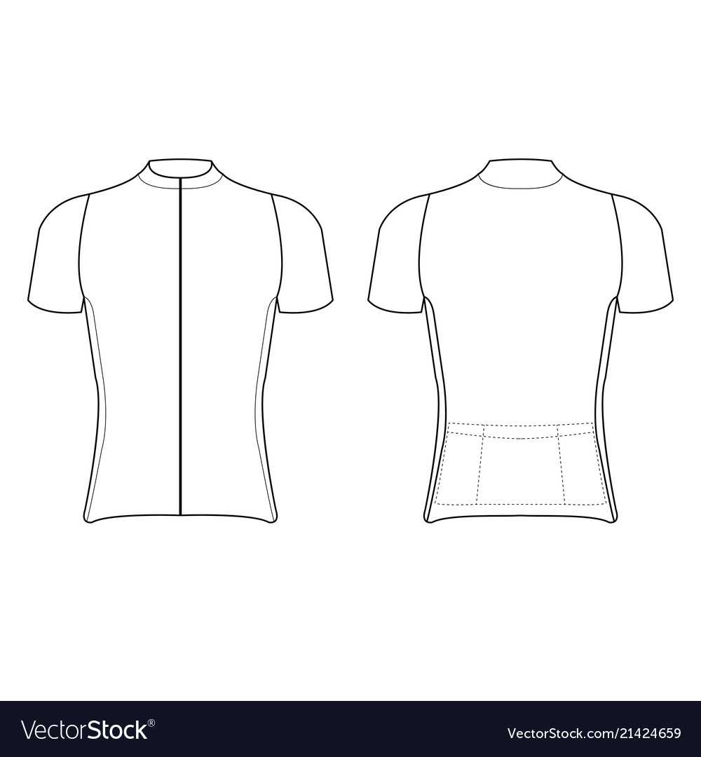 Cycling Jersey Design Blank Of Cycling Jersey With Regard To Blank Cycling Jersey Template