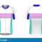 Cycling Jersey Mockup Stock Vector. Illustration Of Front With Blank Cycling Jersey Template