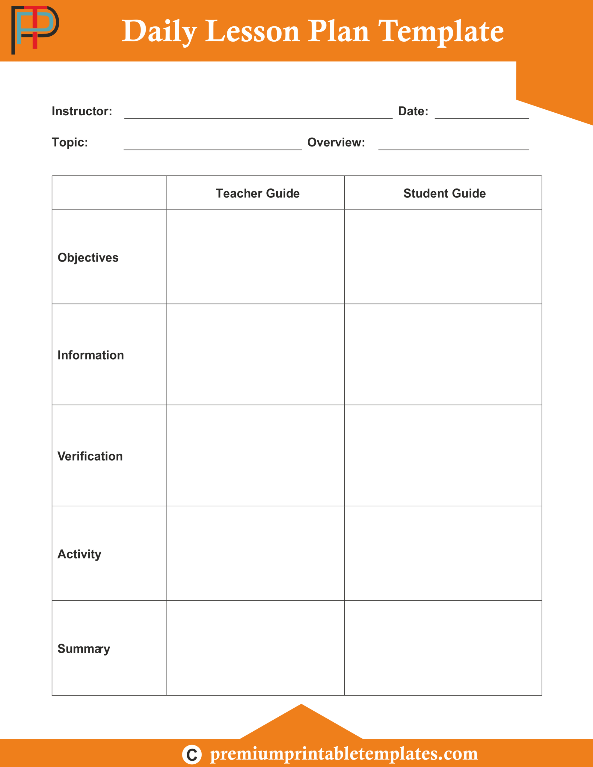 Daily Lesson Plans – Calep.midnightpig.co For Teacher Plan Book Template Word