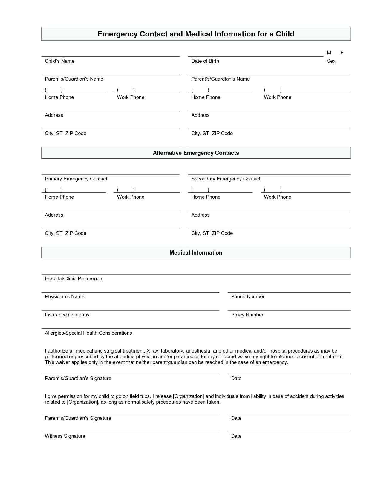 Daycare Forms Printable Free | Template Business Psd, Excel With Regard To Daycare Infant Daily Report Template