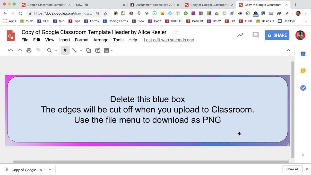 Design A Custom Google Classroom Header Throughout Classroom Banner Template