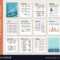 Document Report Layout Templates Set Regarding Illustrator Report Templates