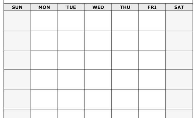 Download Blank Calendar - Calep.midnightpig.co in Blank Calander Template