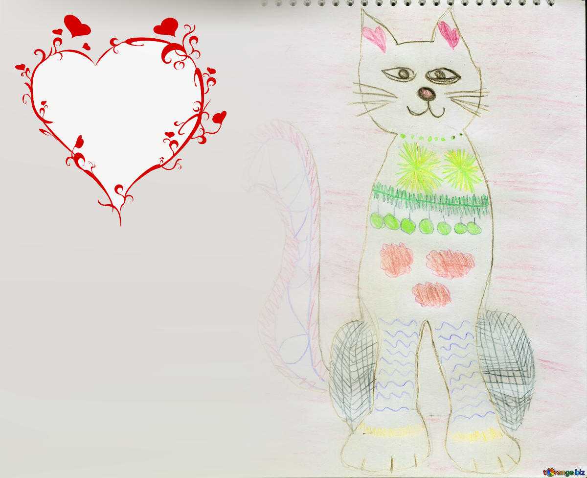 Download Free Picture Weather Forecast Cat Child Painted With Kids Weather Report Template