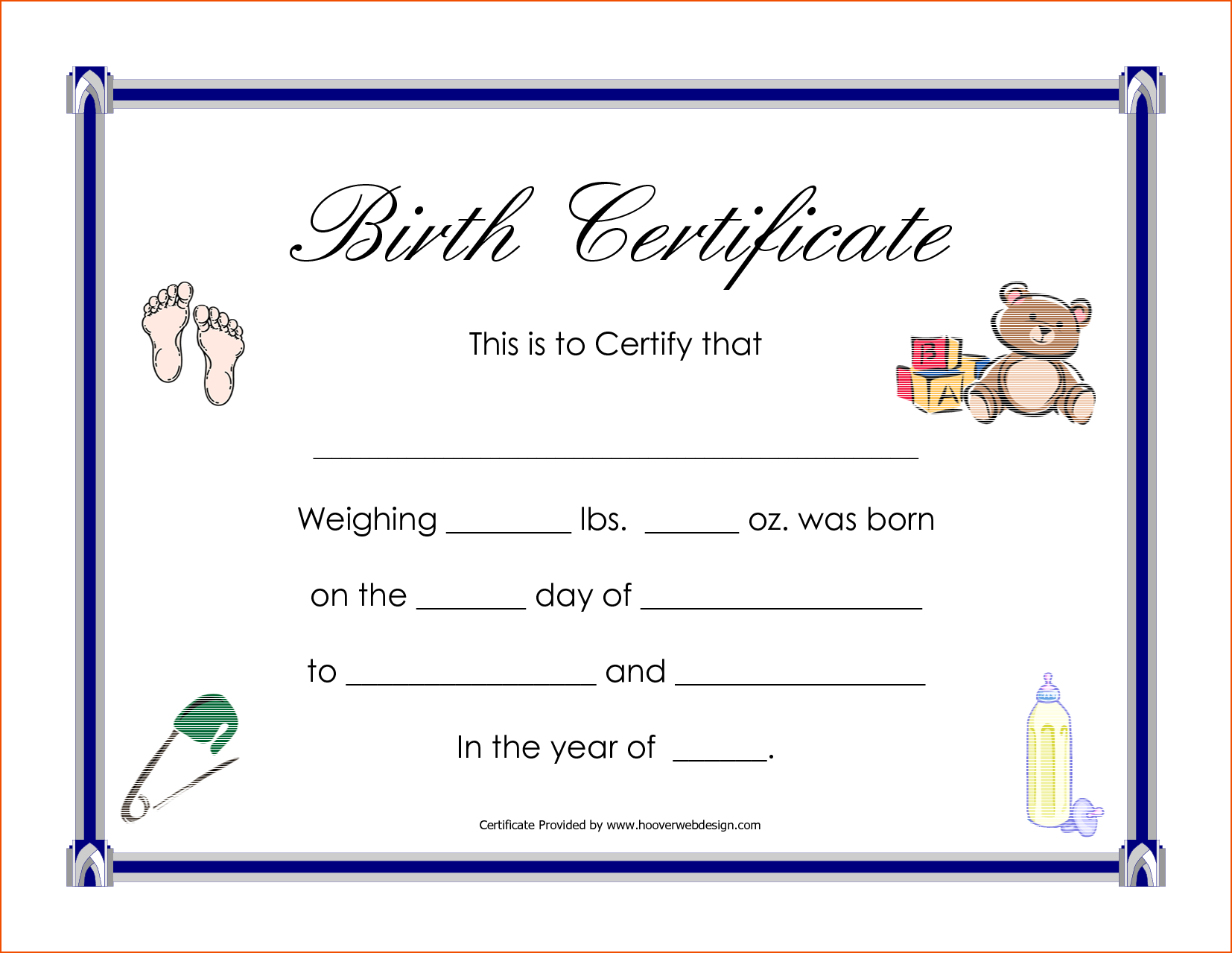Download Free Png 6+ Birth Certificate Templates Intended For Birth Certificate Template For Microsoft Word