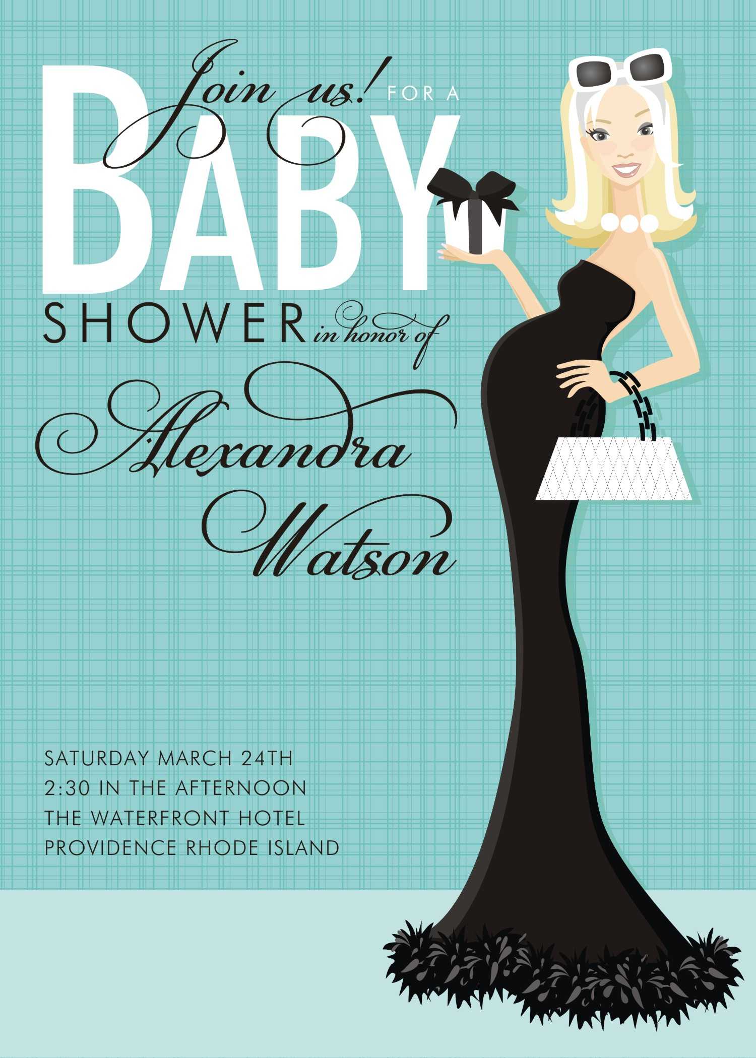 Elegant Baby Shower Invitation Cards • Baby Showers Design With Free Baby Shower Invitation Templates Microsoft Word