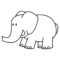 Elephant Outline Printable - Calep.midnightpig.co in Blank Elephant Template