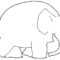 Elmer The Elephant Coloring Pages For Blank Elephant Template