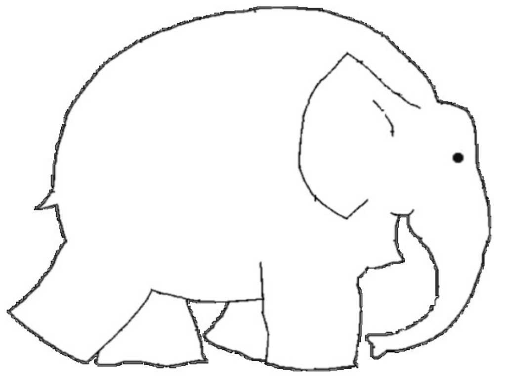 Elmer The Elephant Coloring Pages for Blank Elephant Template Elmer The Elephant Coloring Pages For Blank Elephant Template
