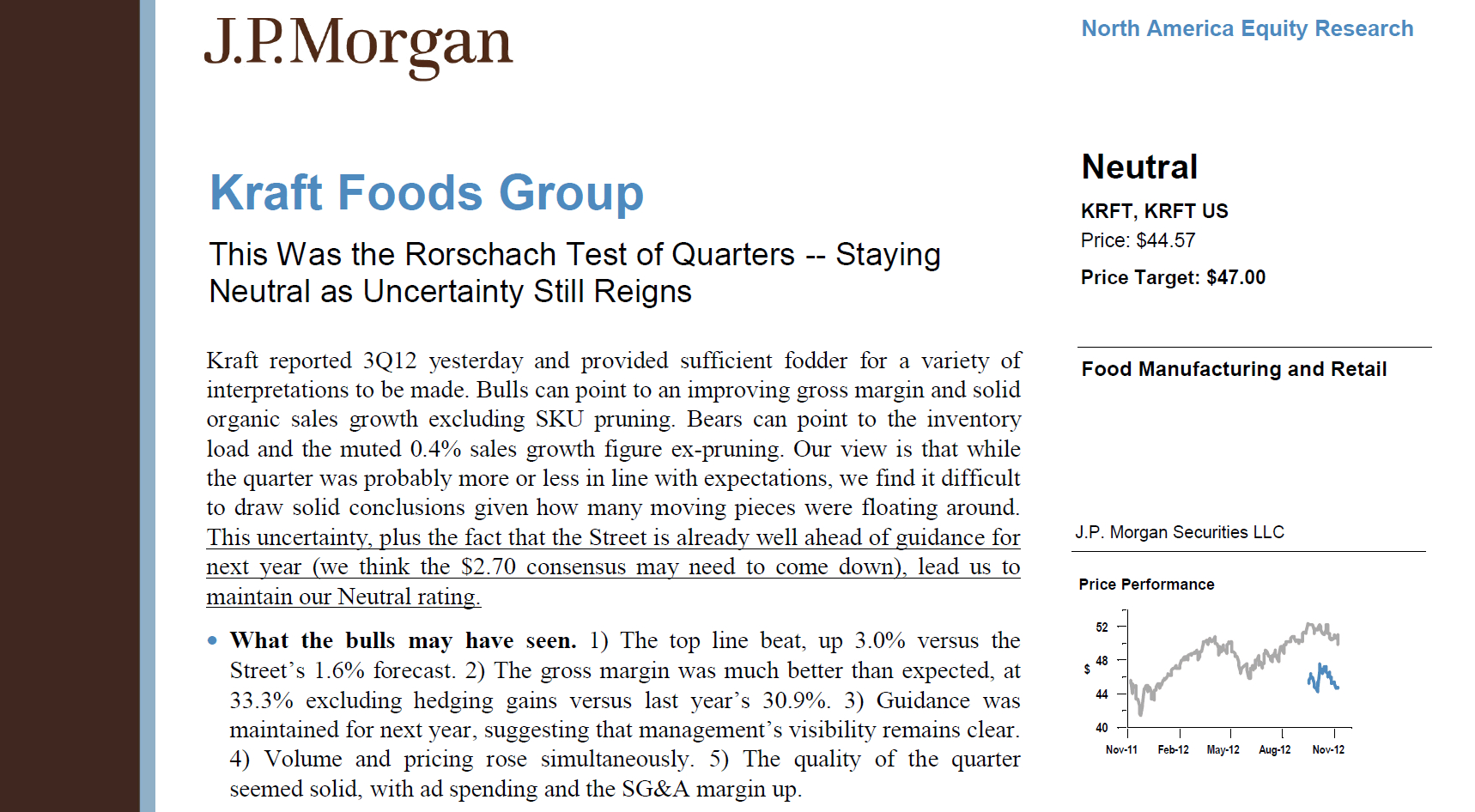 Equity Research Report – An Inside Look At What's Actually Inside Stock Analyst Report Template