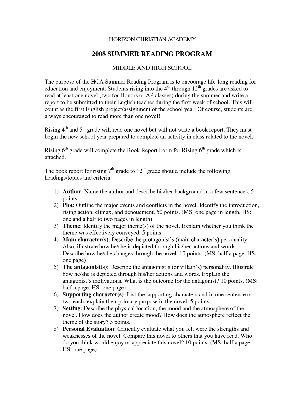 Example Book Review Ssay Report Form Template High School Inside High School Book Report Template