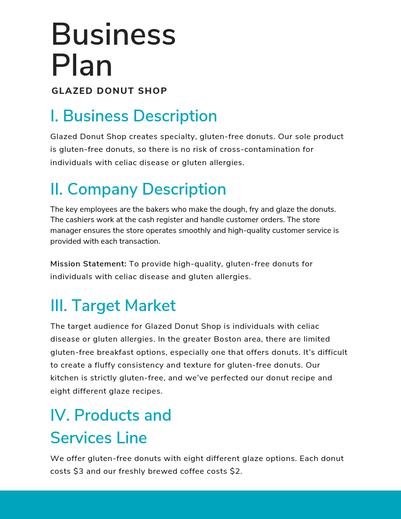 Example Of Business Plan Proposal – Calep.midnightpig.co With Regard To Business Plan Template Free Word Document