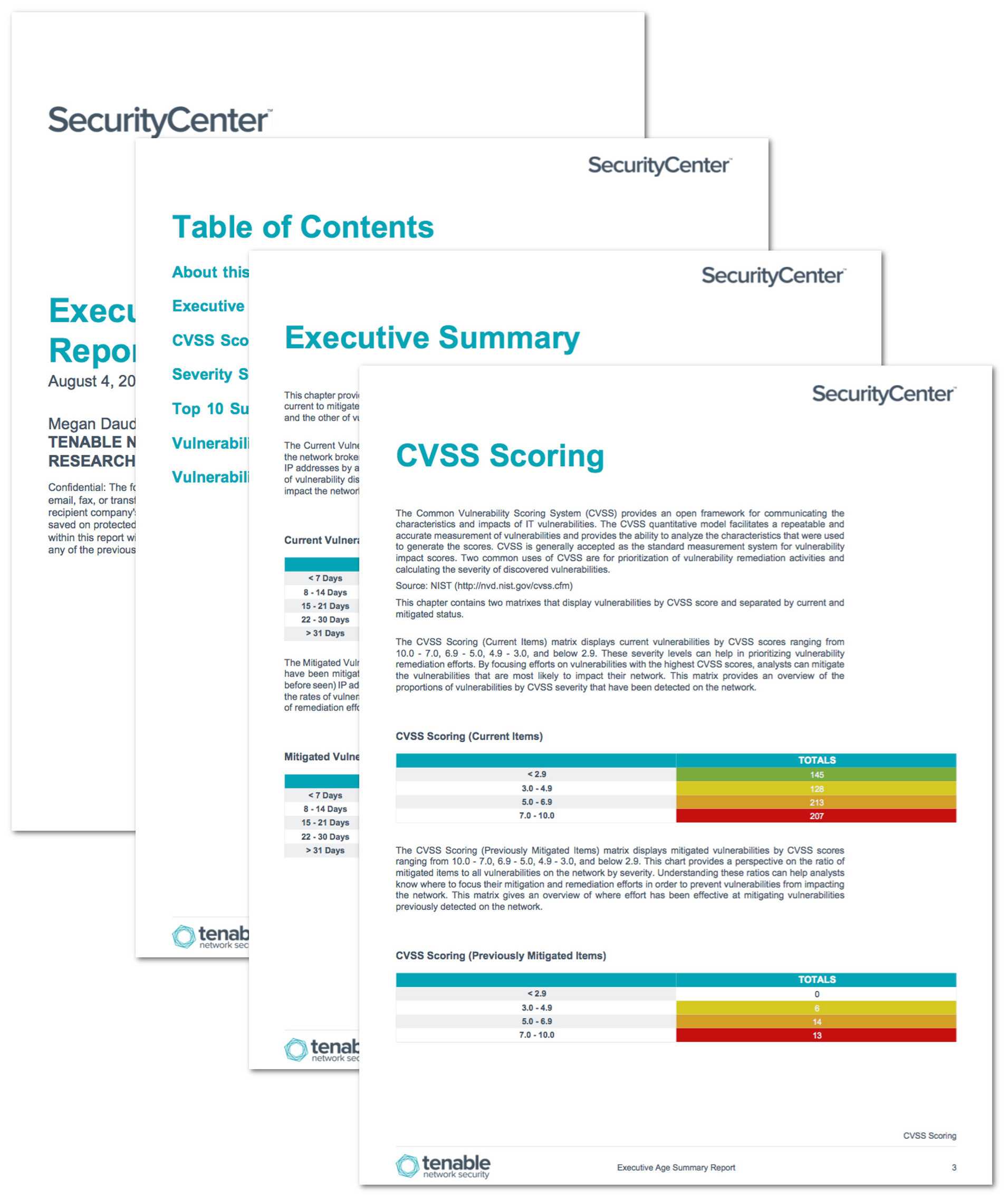 Executive Age Summary Report – Sc Report Template | Tenable® Pertaining To Nessus Report Templates