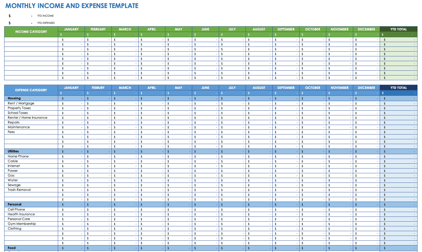 Expenses Excel Spreadsheet - Calep.midnightpig.co Pertaining To Monthly Expense Report Template Excel