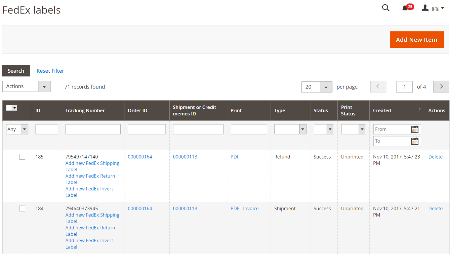 Fedex Shipping Manager Magento 2 Extension | Firebear Pertaining To Fedex Label Template Word