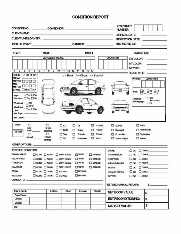 fillable-4-point-inspection-form-inspirational-50-awesome-within-vehicle-inspection-report