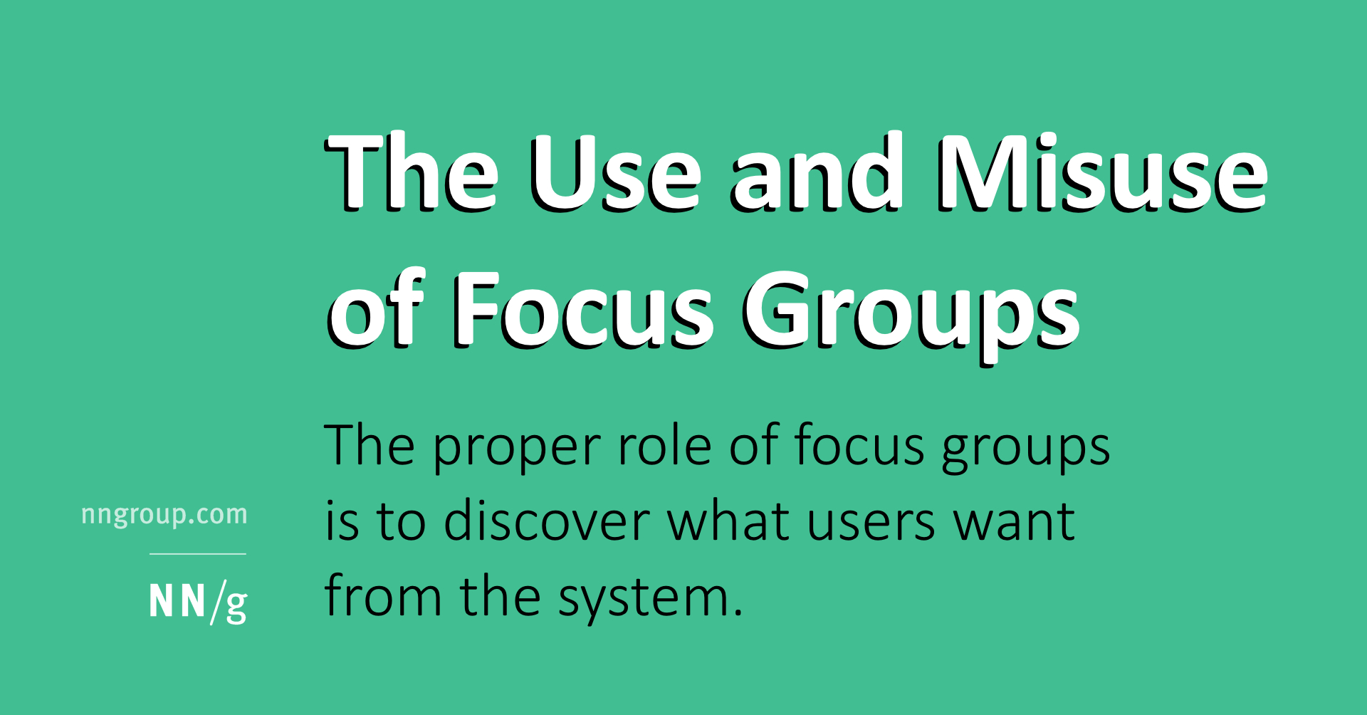 Focus Groups In Ux Research: Articlejakob Nielsen With Regard To Focus Group Discussion Report Template
