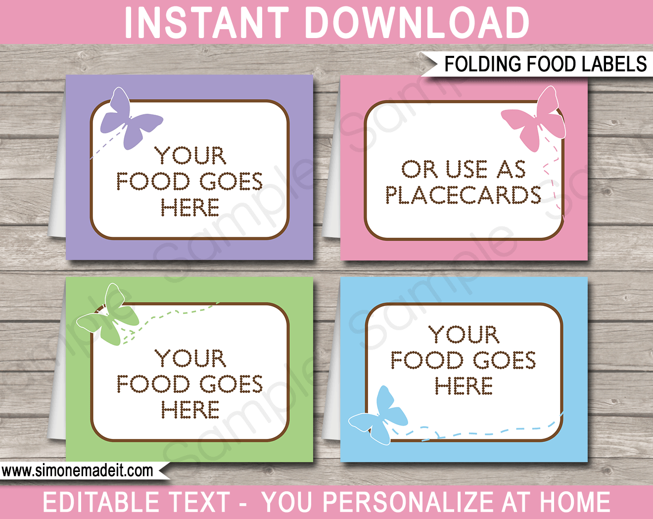 Food Tags Template – Calep.midnightpig.co Pertaining To Food Label Template Word