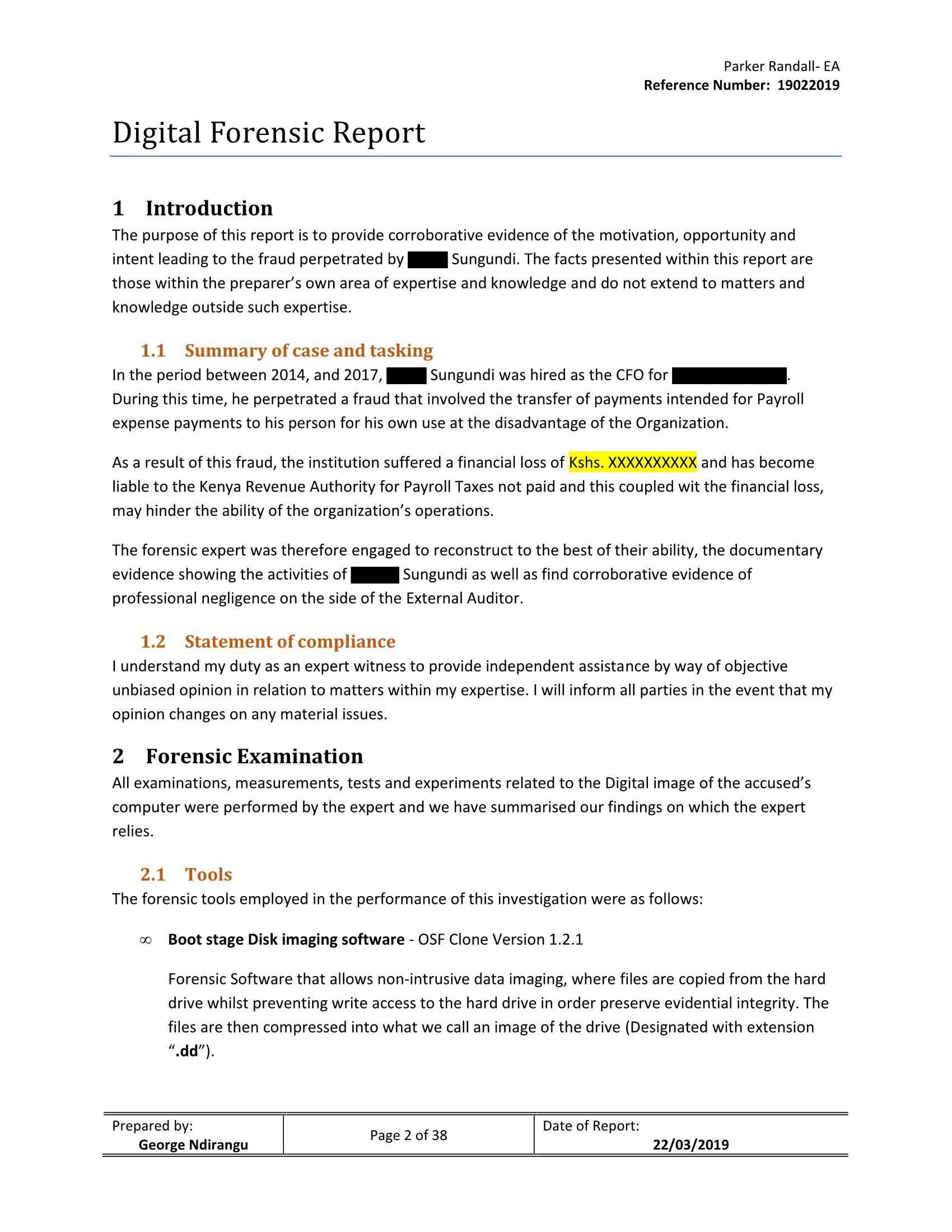 Forensic Report Template – Dalep.midnightpig.co With Regard To Forensic Report Template