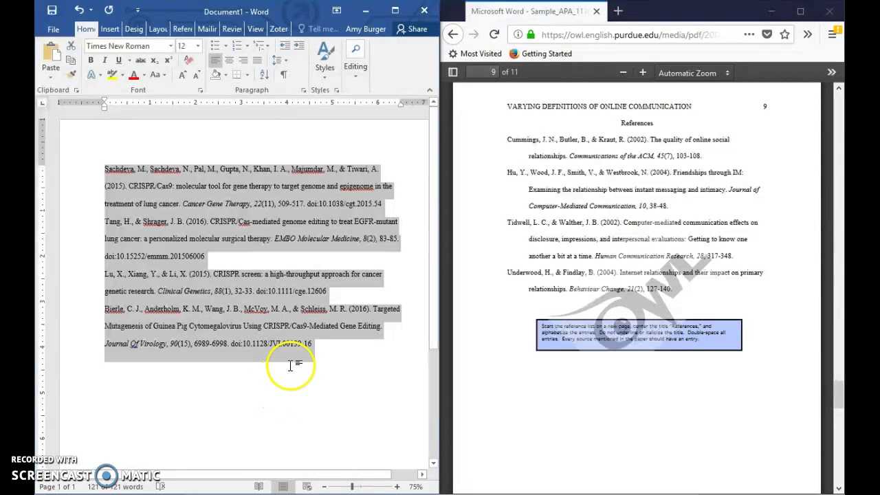 Formatting A References Page In Apa 6Th Edition Format (Current For 2018  2019) ~ Updated Inside Word Apa Template 6Th Edition
