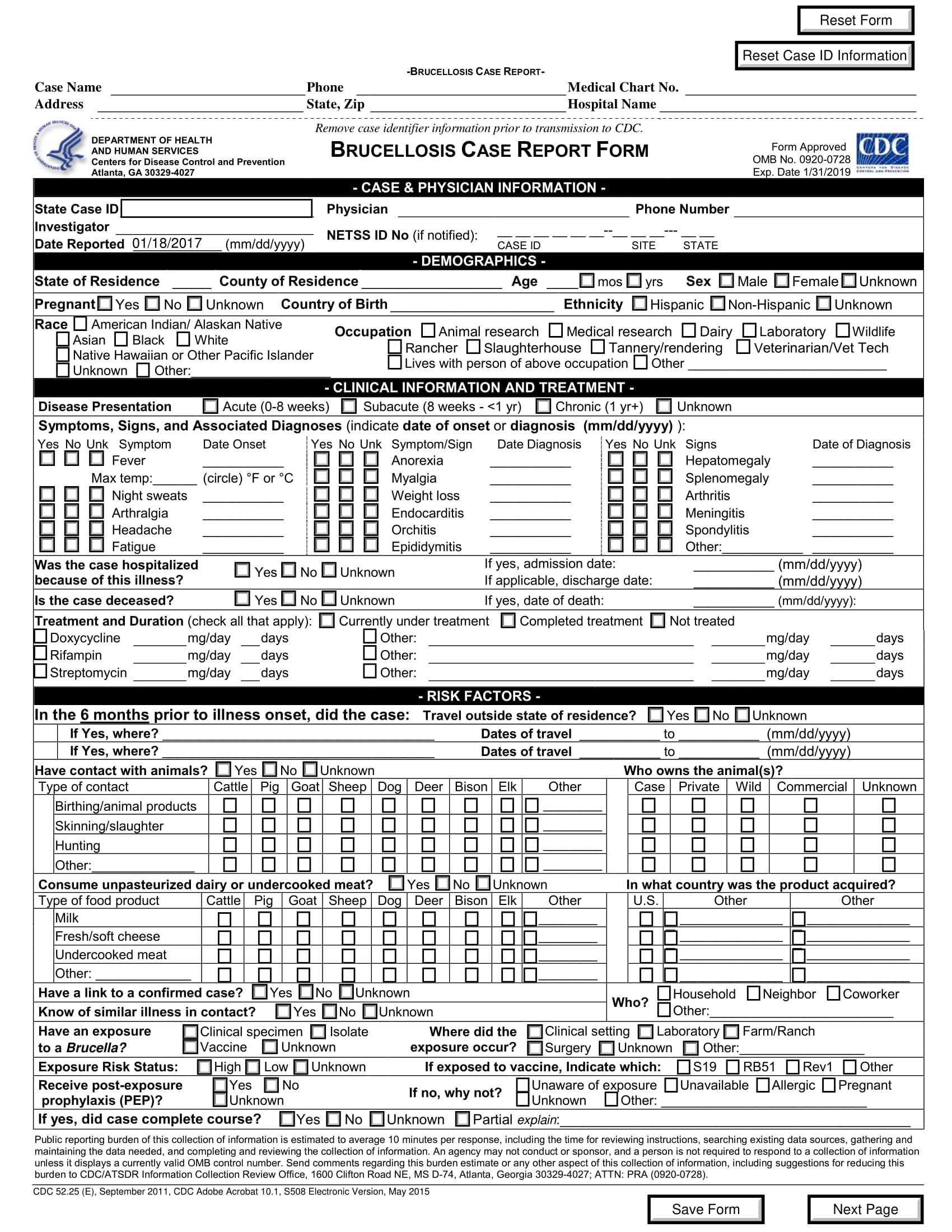 Free 15+ Case Report Forms In Pdf | Ms Word Throughout Case Report Form Template
