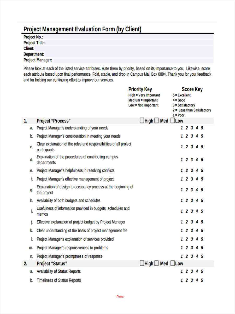 Free 7+ Sample Project Feedback Forms In Ms Word | Pdf With Student Feedback Form Template Word