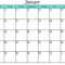 Free Activity Calendar Template – Calep.midnightpig.co Regarding Blank Activity Calendar Template