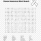 Free Awareness Word Search Templates At Awareness Word In Blank Word Search Template Free