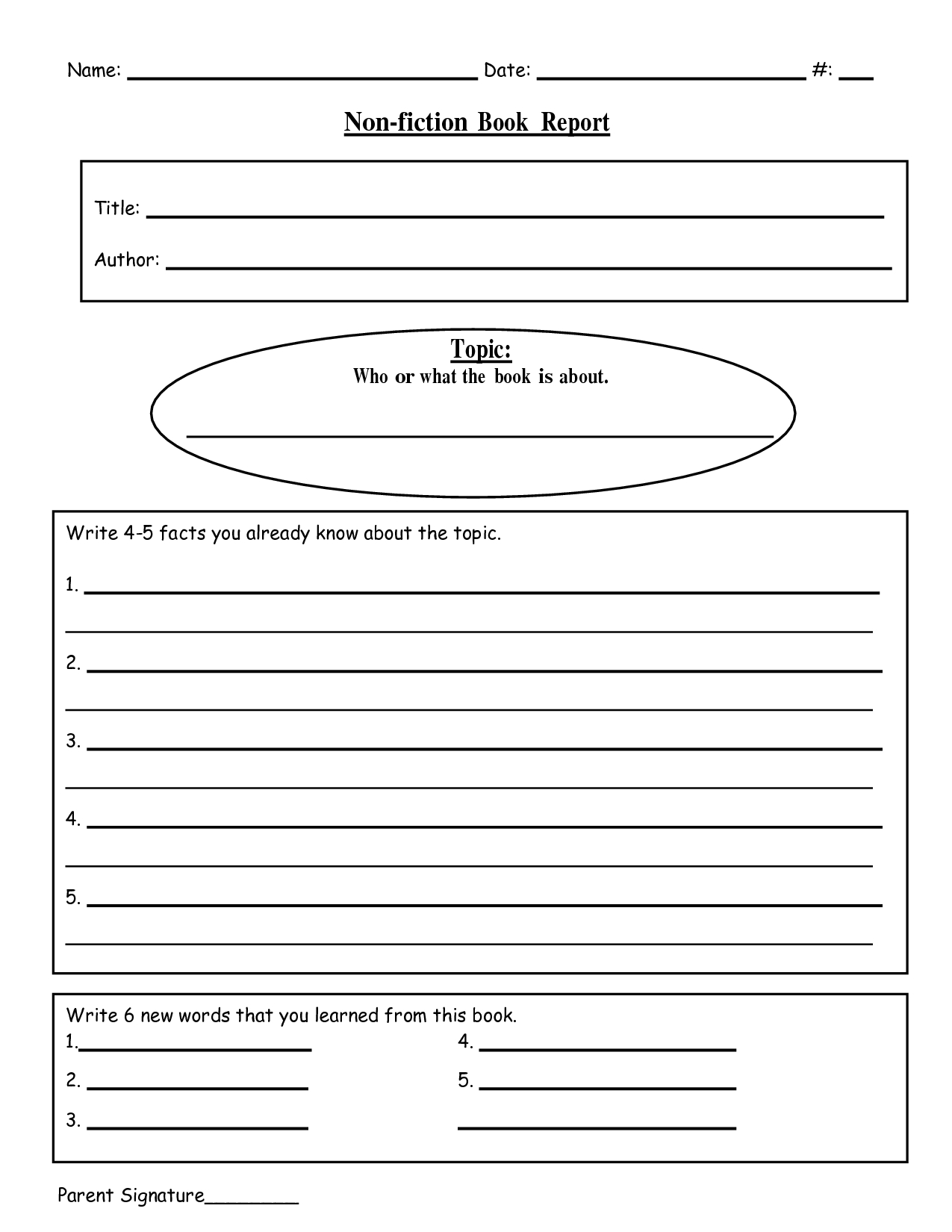 Free Book Report Templates For High School With Regard To High School Book Report Template