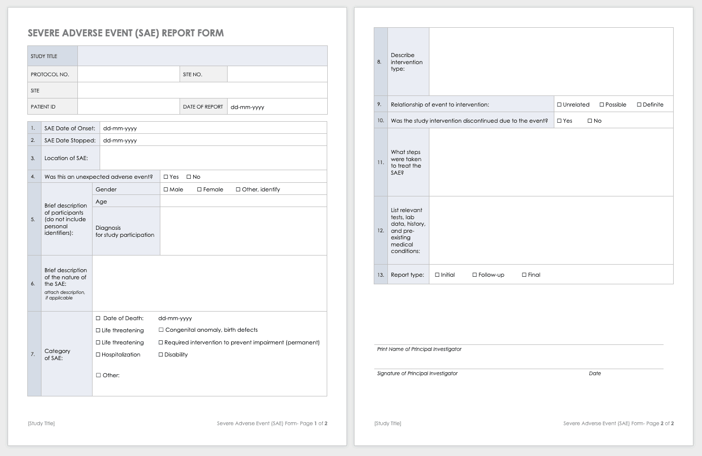 Free Clinical Trial Templates | Smartsheet throughout Clinical Trial Report Template Free Clinical Trial Templates | Smartsheet Throughout Clinical Trial Report Template