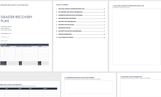 Free Disaster Recovery Plan Templates | Smartsheet intended for Dr Test Report Template