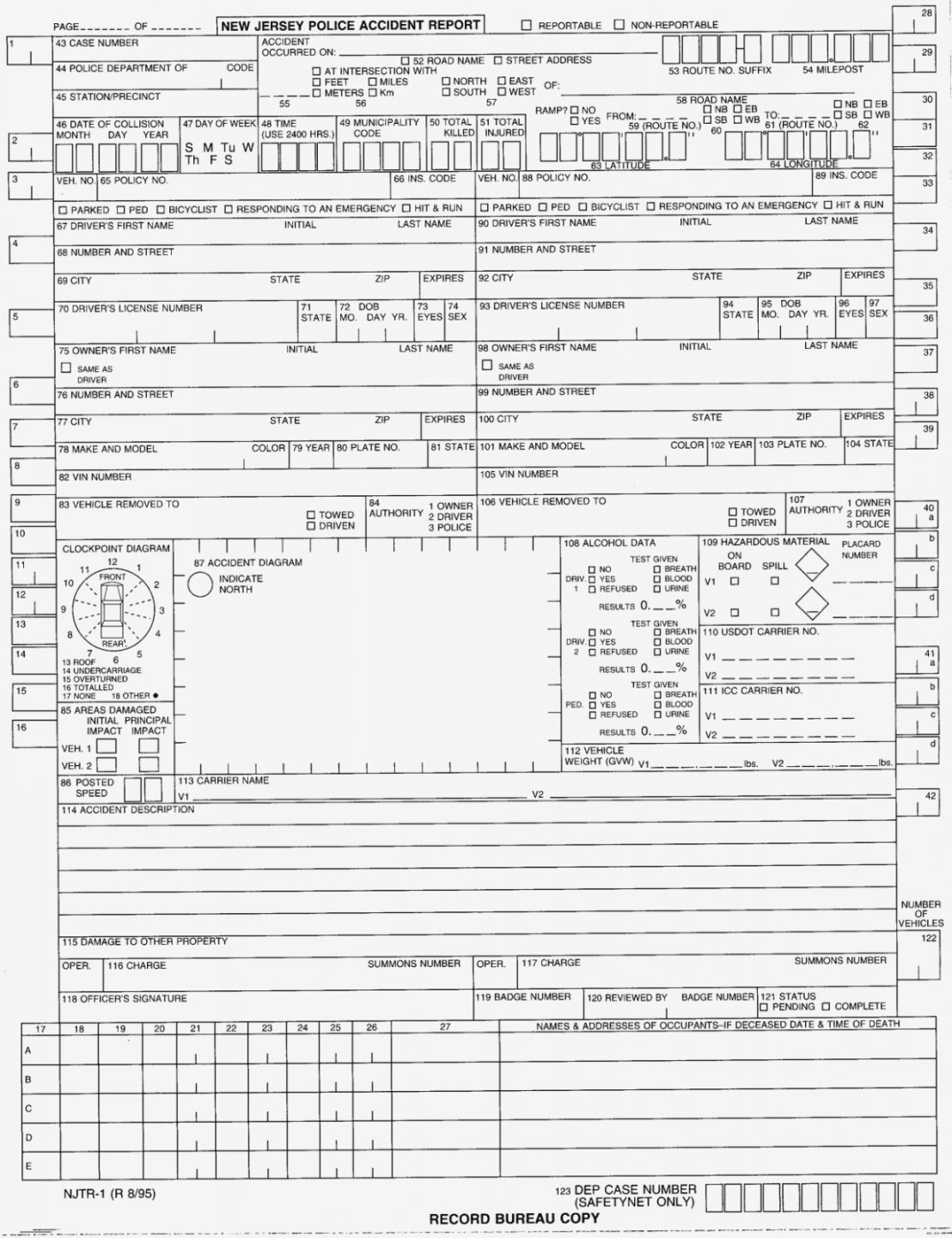 Free Fake Accident Report Template Unique Standard Incident Intended For Police Incident Report Template