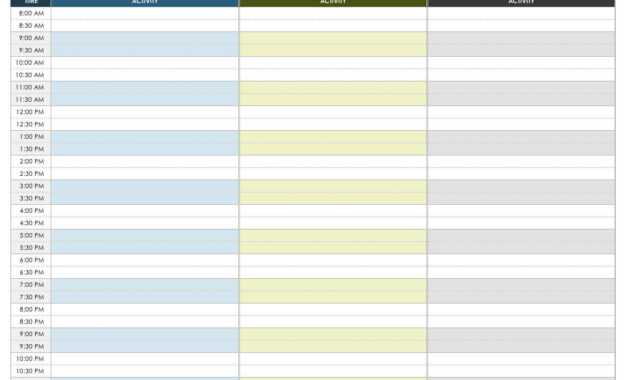 Free Itinerary Templates | Smartsheet regarding Blank Trip Itinerary Template