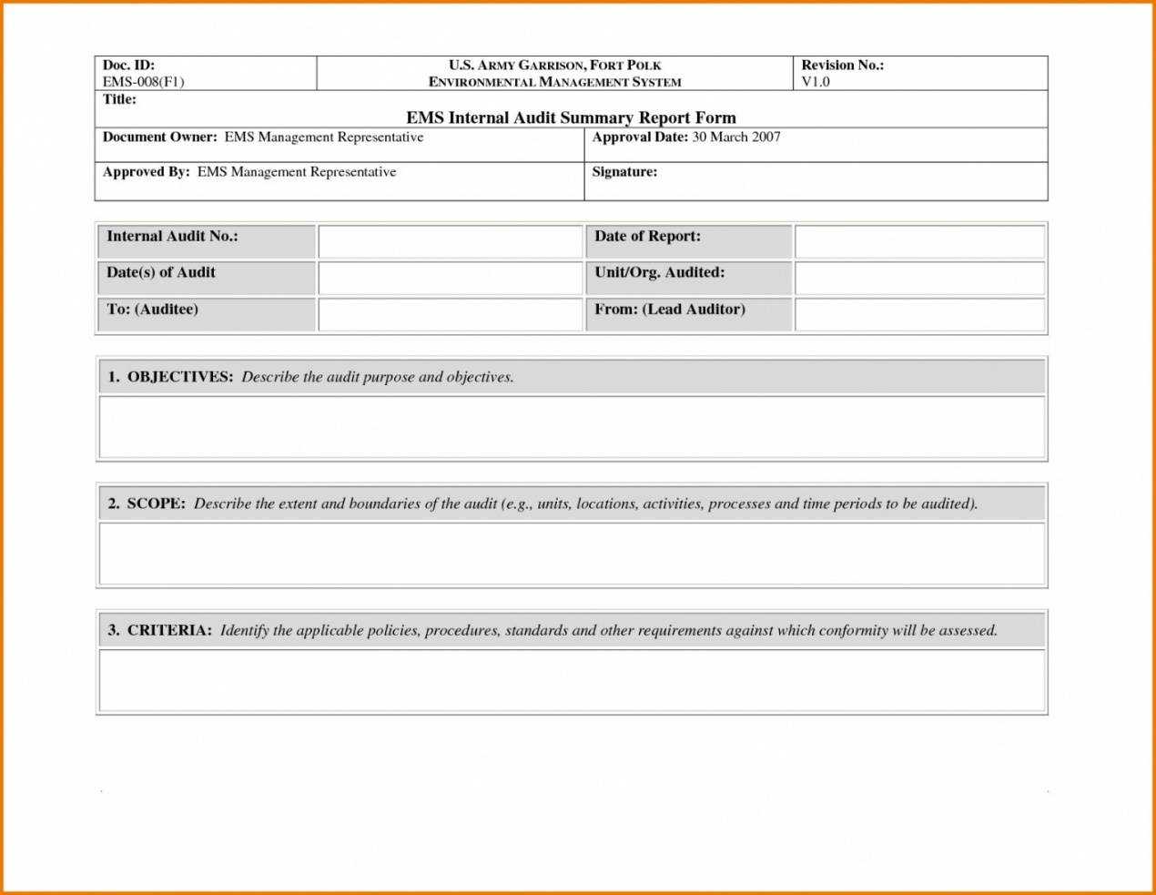 Free Non Conformance Report Template Kleobergdorfbibco Non Intended For Non Conformance Report Form Template