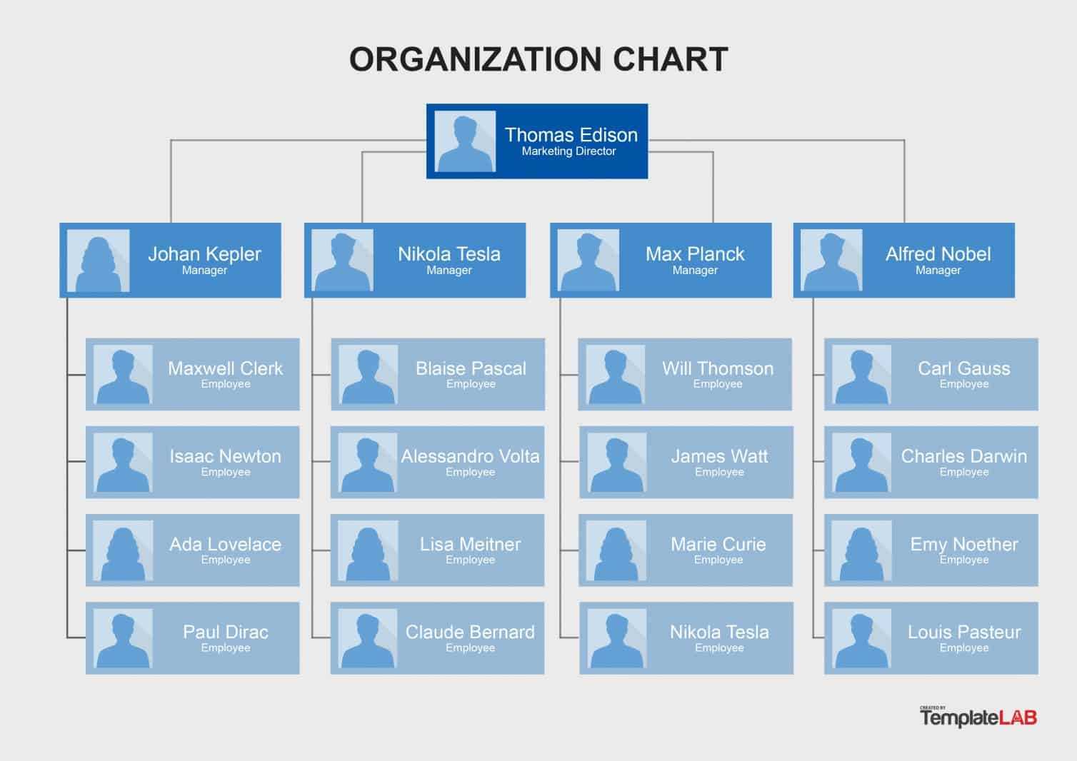 Free Organizational Chart Templates | Template Samples In Organization Chart Template Word