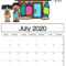 Free Printable Calendar Templates 2020 For Kids In Home with regard to Blank Calendar Template For Kids