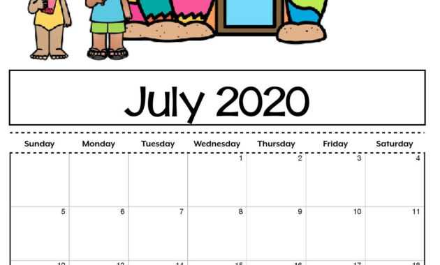 Free Printable Calendar Templates 2020 For Kids In Home with regard to Blank Calendar Template For Kids